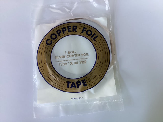 EDCO 7/32" Silver back copper foil