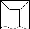 Pencil Bevels with Top Rectangle