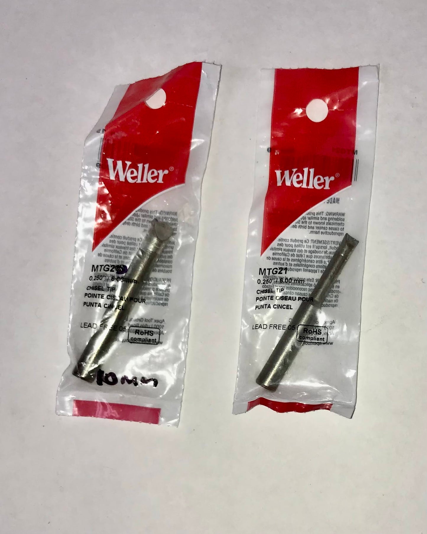 Weller Replacement Tips